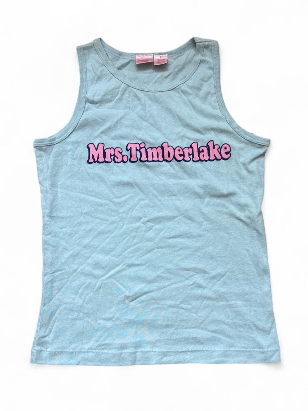 VTG Target Xhilaration NWT "Mrs. Timberlake" Aqua Tank Top